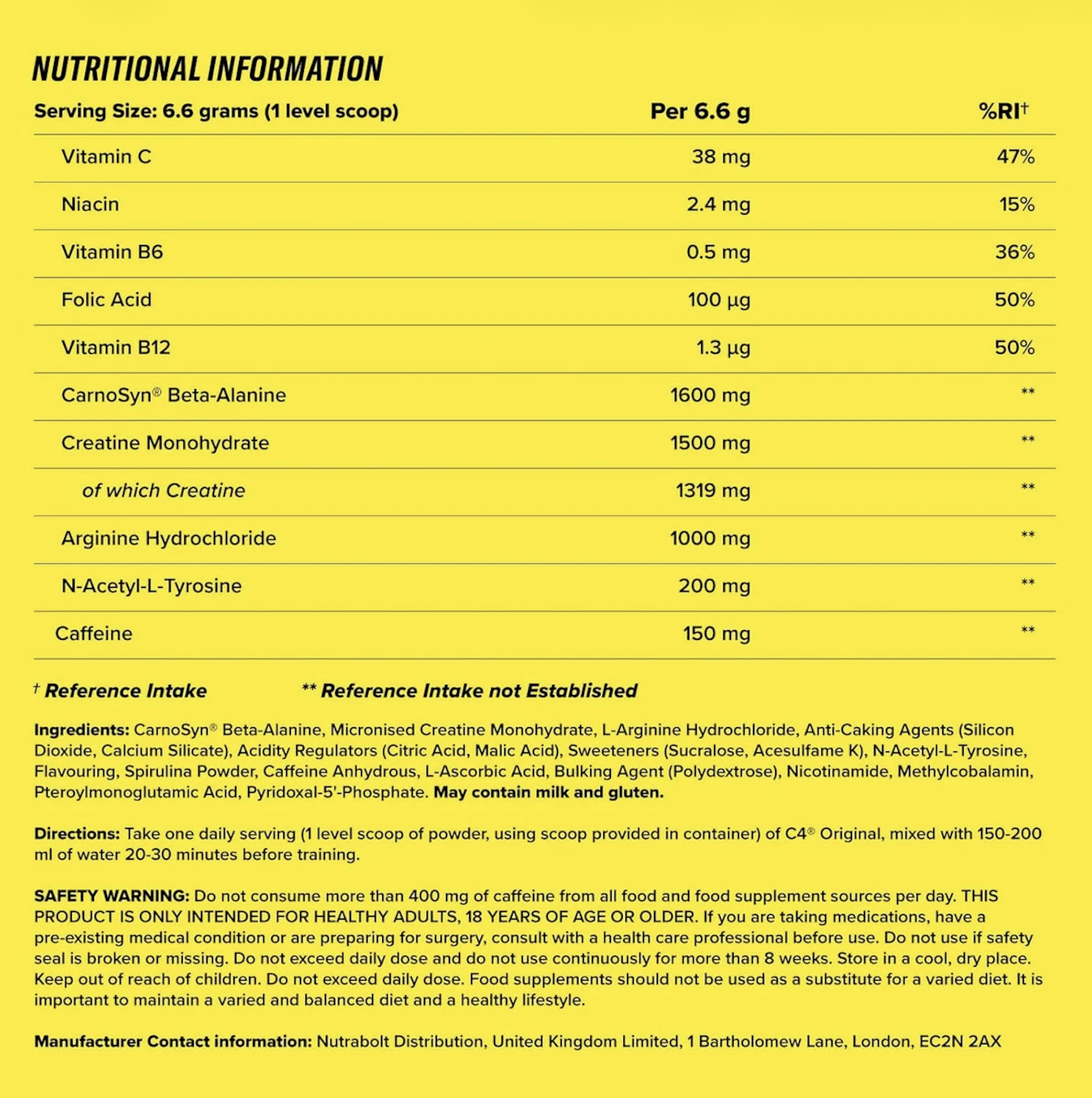 Cellucor C4 Pre Workout 5th Gen - Image 2